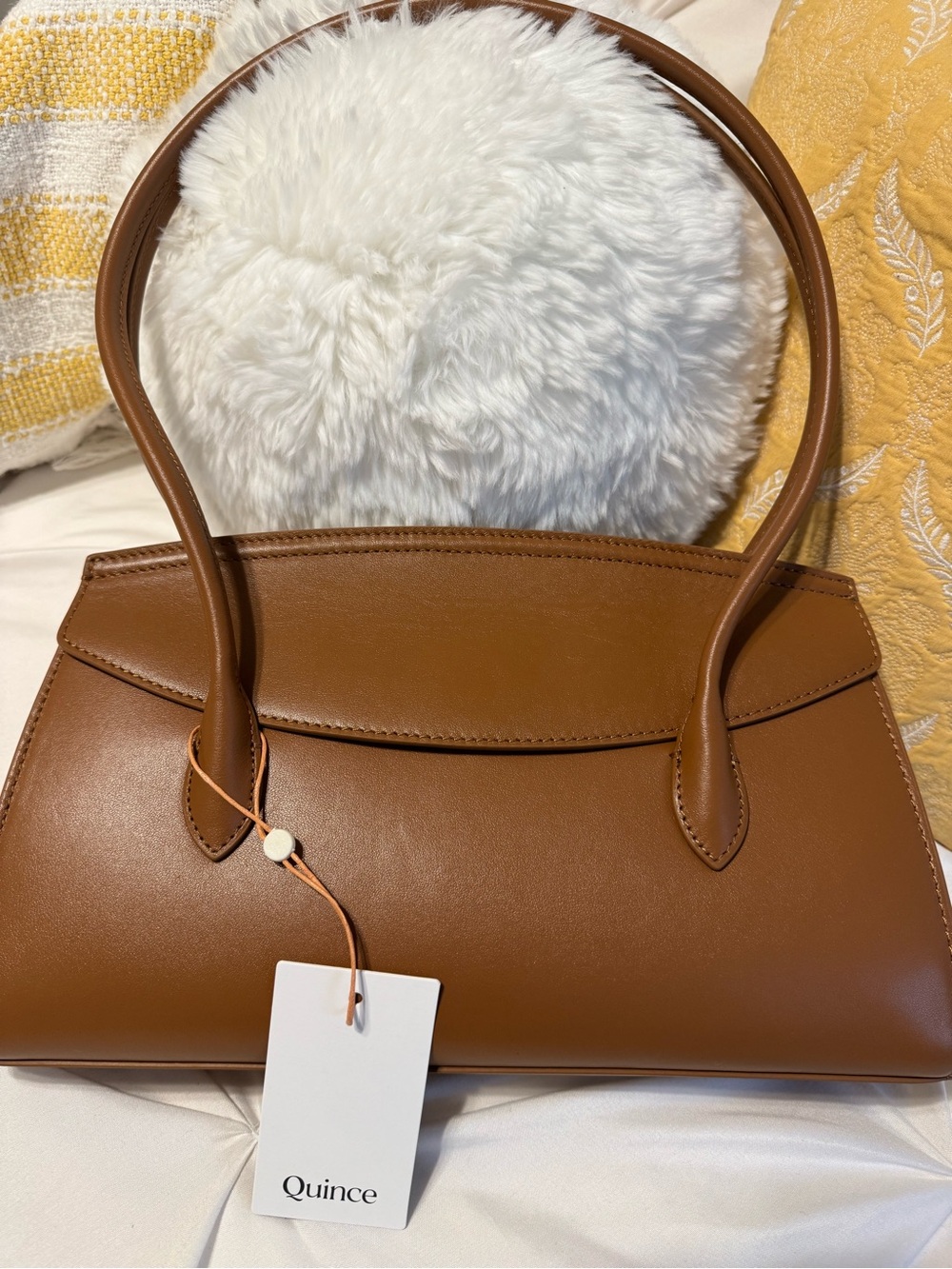 NWT Quince Brown Leather Shoulder Bag